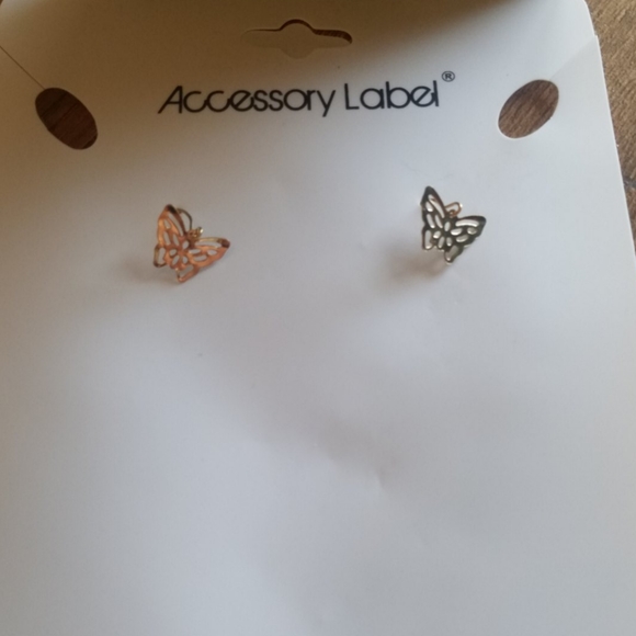 Necklace and earring butterfly set - Picture 3 of 4